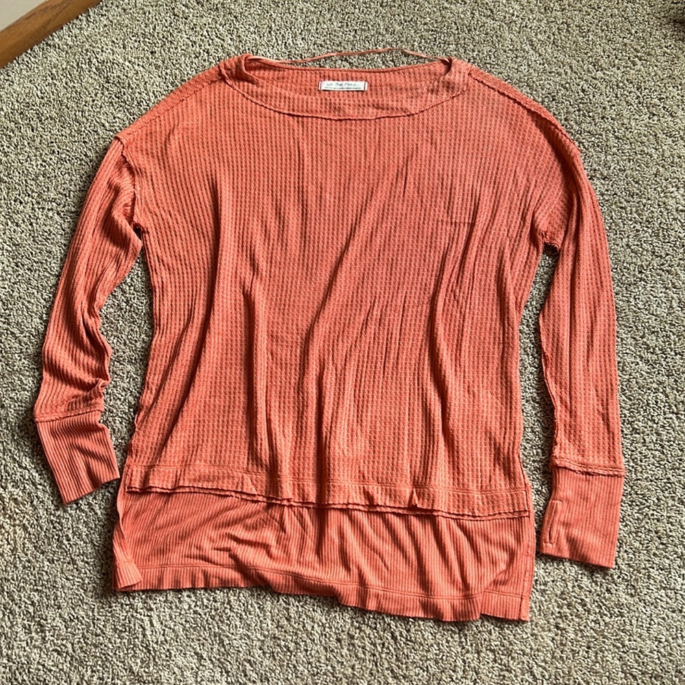 We The Free rustic orange top, Size M